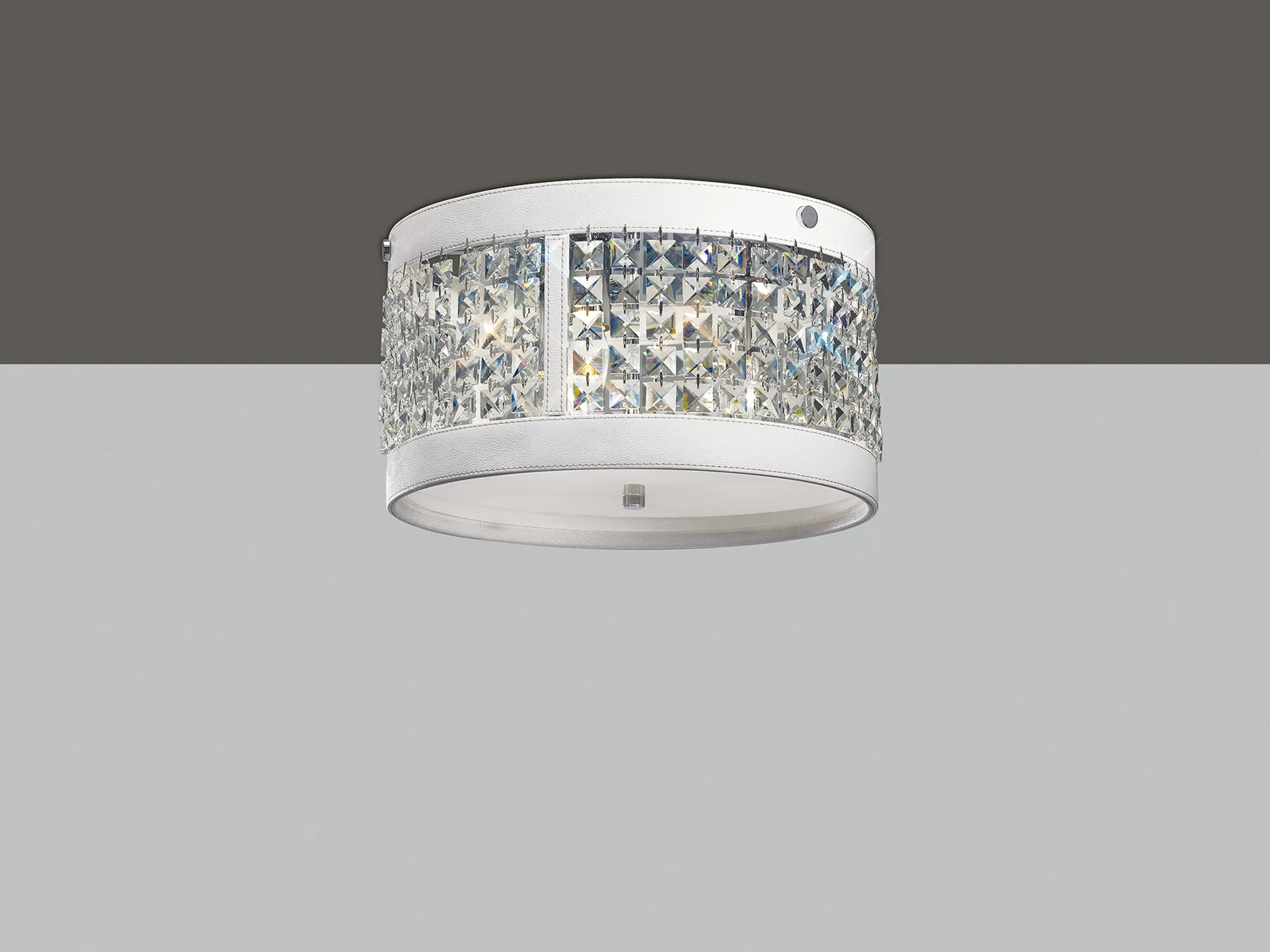 IL31020  Celsa Crystal  Flush Ceiling 3 Light